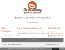 Tablet Screenshot of galaopublicidade.com